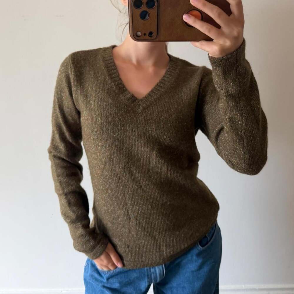 Gander Mountain Women's Khaki and Green Jumper